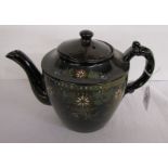 Teapot, possibly Jackfield