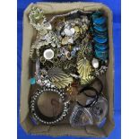 Collection of costume jewellery to include ladies watches