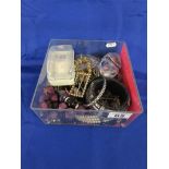 Box of costume jewellery