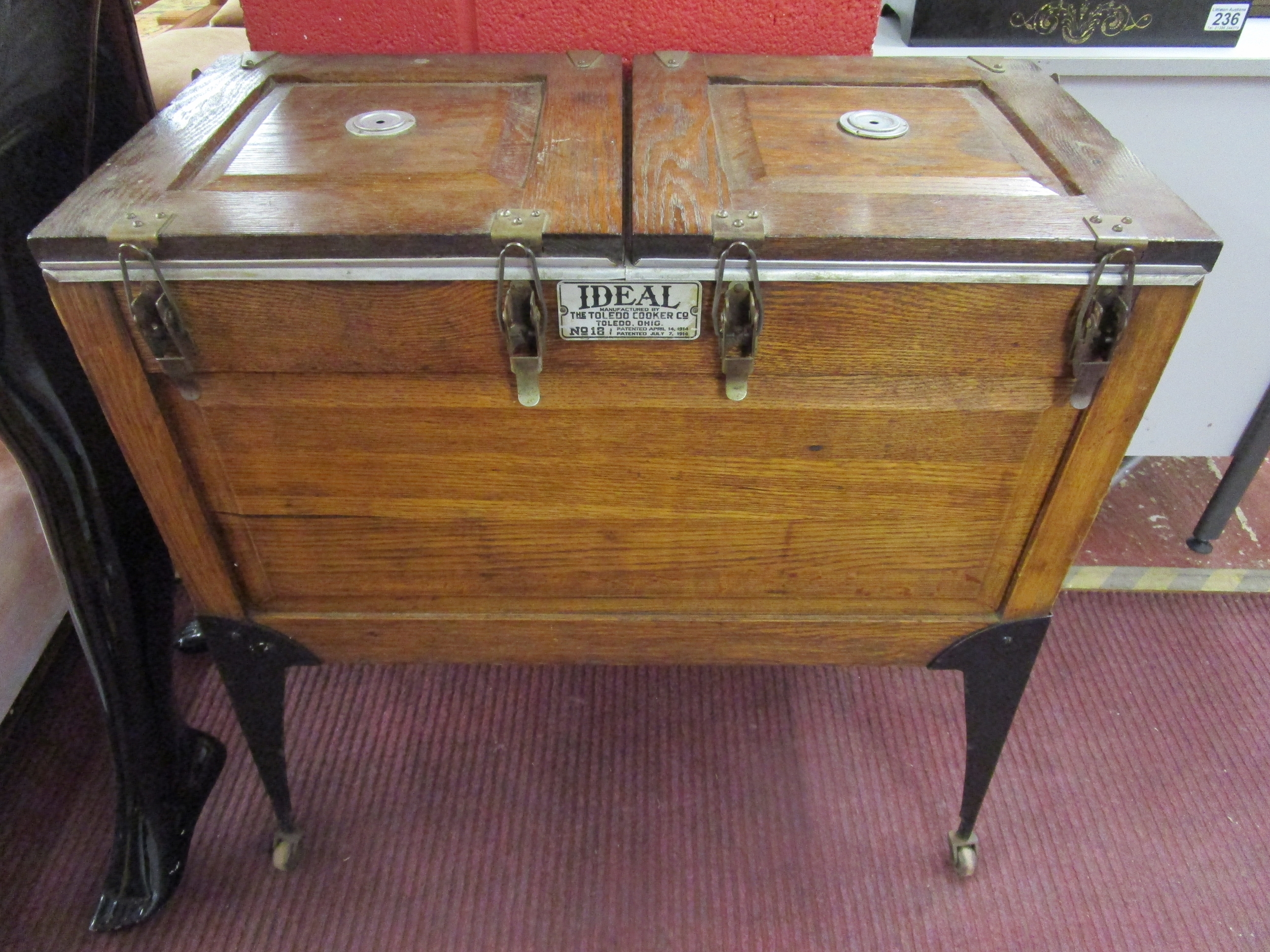 Rare and unusual early 20thC American slow cooker (complete) Model No 18 ‘Ideal’ manufactured by The - Image 19 of 20