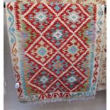 Vegetable dye wool Choli Kilim runner (127 x 79 cm)