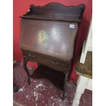 French antique bureau on stand