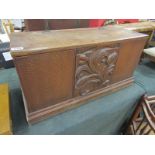 Oak Arts & Crafts carved box