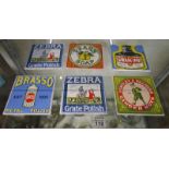 6 Pilkington advertising tiles