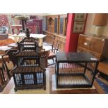 2 small Oriental style bird cages