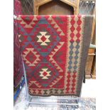 Maimana kilim rug - 1.61m x 2.01m