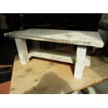 Small painted pine coffee table