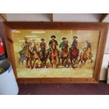 Large 'Magnificent Seven' framed print - 76cm x 115cm