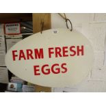 Farm Fresh Eggs sign