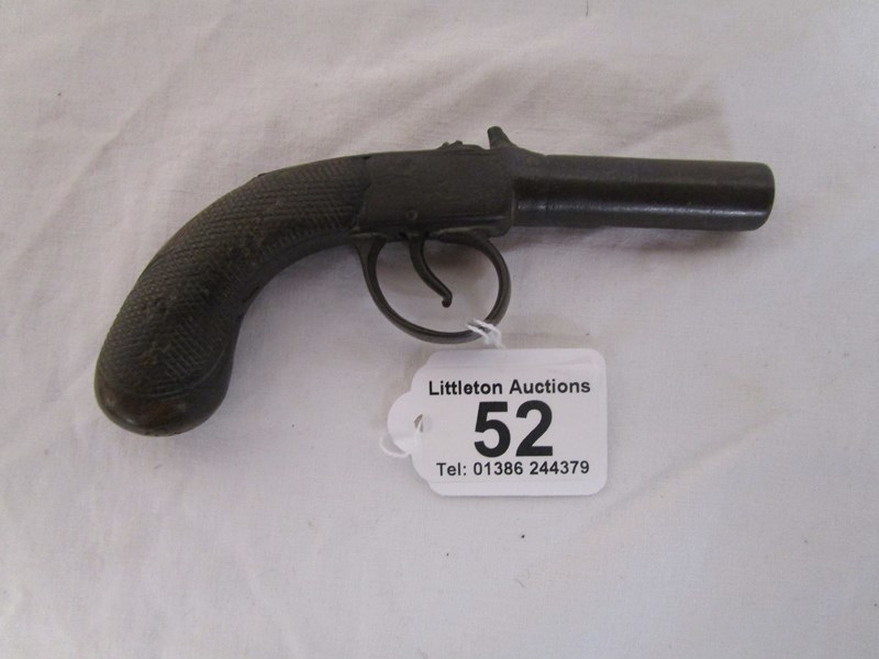 Antique single shot pistol