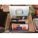 Large box of Elvis Presley memorabilia