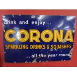 Enamel sign - Corona (51cm x 76cm)