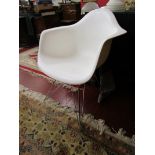Eames style bucket chair