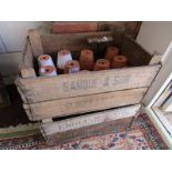 2 growers boxes & collection of terracotta flower pots