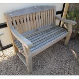 Timber garden bench
