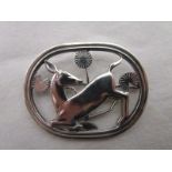 Georg Jensen silver brooch