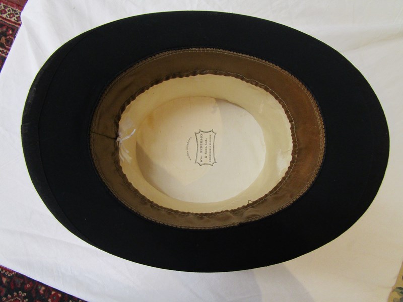 Top hat by W M Anderson & Sons Ltd Edinburgh & Glasgow and hat box marked Christy's of London - Image 7 of 12