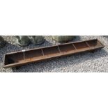 Large metal trough