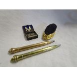 Gold filled propelling pencils etc