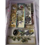 Box of costume jewellery