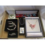 Box of costume jewellery