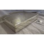 Large silver cigarette box