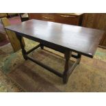 Small & early oak refectory table
