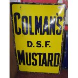 Enamel sign - Colman's Mustard