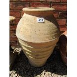 Large terracotta pot