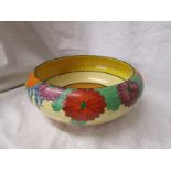 Hand painted 'Bizarre' bowl by Clarice Cliff - Gay Day