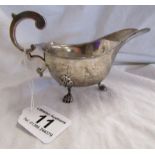 Silver gravy boat