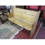 Small pine settle