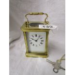 Working carriage clock