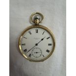 Gold pocket watch by Elgin