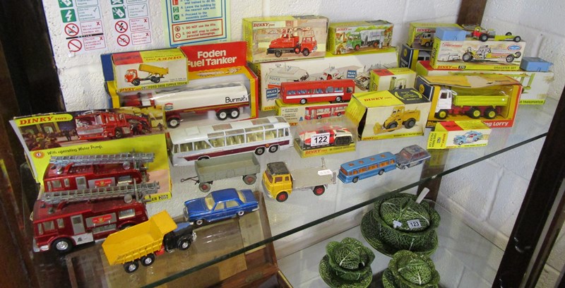 Collection of die-cast vintage Dinky vehicles - Mostly boxed