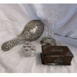 Collection of silver & silver mounted items
