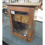 Oak smokers cabinet