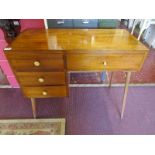 Mid century desk on pin legs