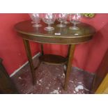 Oak 2 tier occasional table