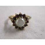 Gold cluster ring