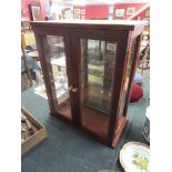 Mahogany display cabinet