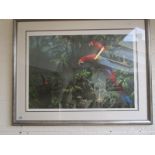 Large signed & L/E print - Jewells of the forest by Michael Jackson