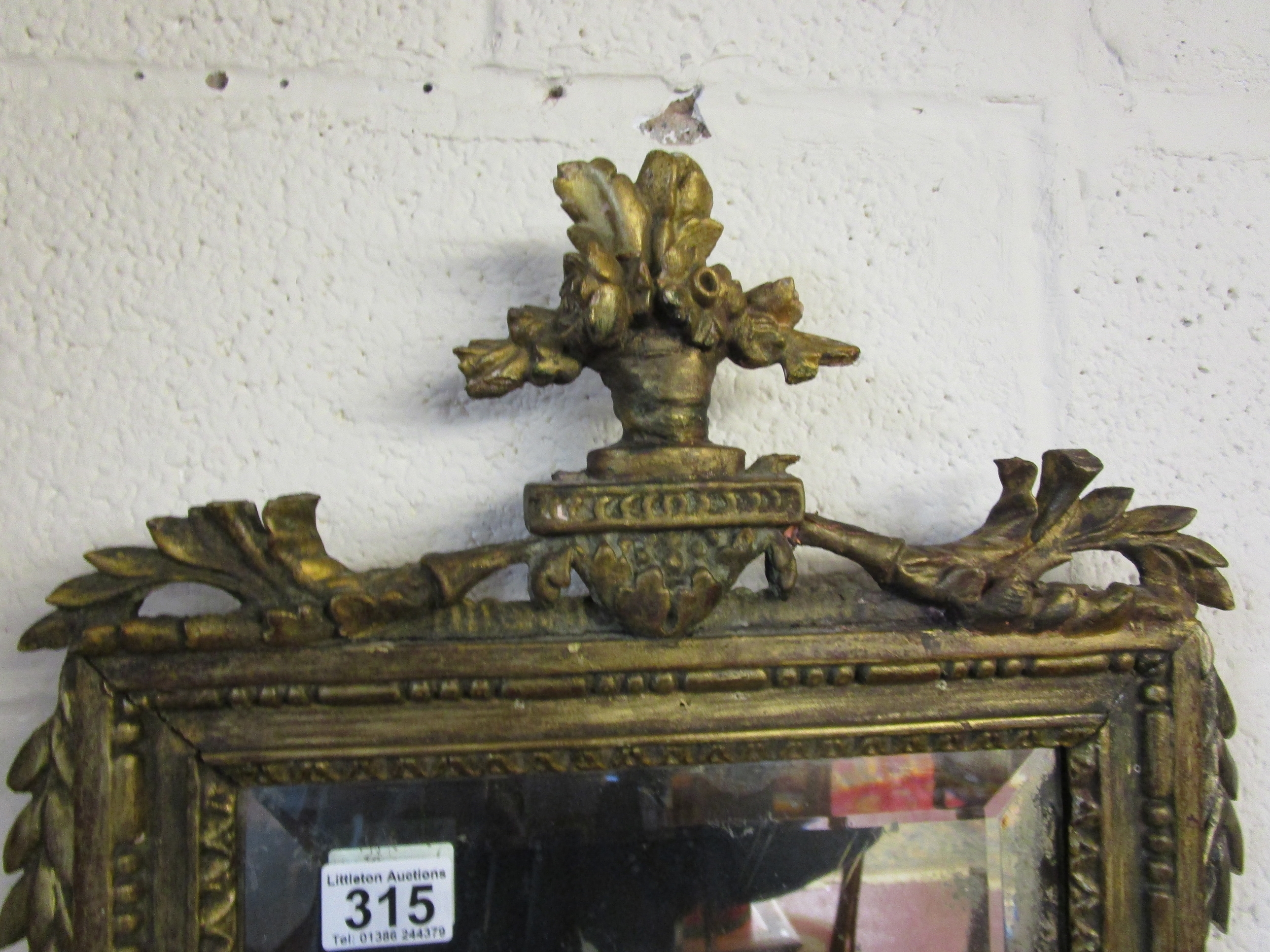 Period gilt frame bevelled glass mirror - Image 3 of 3