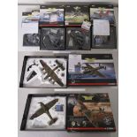 Boxed die-cast Corgi planes signed by pilots & crew