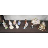 Collection of animal figures to include Beatrix Potter by Beswick