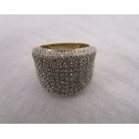 1½ct diamond encrusted ring