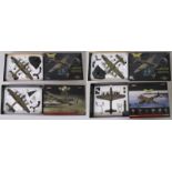 Boxed die-cast Corgi planes signed by pilots & crew