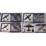 Boxed die-cast Corgi planes signed by pilots & crew