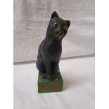 WWI peace emblem - Black cat figure