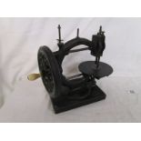 Antique manual sewing machine 'The Little Wanzer' by R M Wanzer & Co